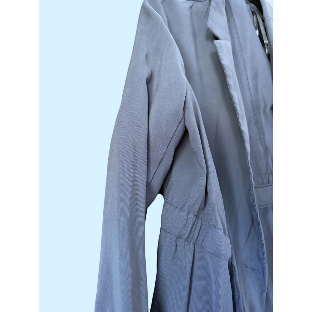 Primark Cares Blue Lightweight Blazer Jacket‎ Tie Waist Size 8 - Picture 5 of 6